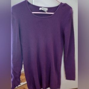 Newport News Purple Sweater Size Large